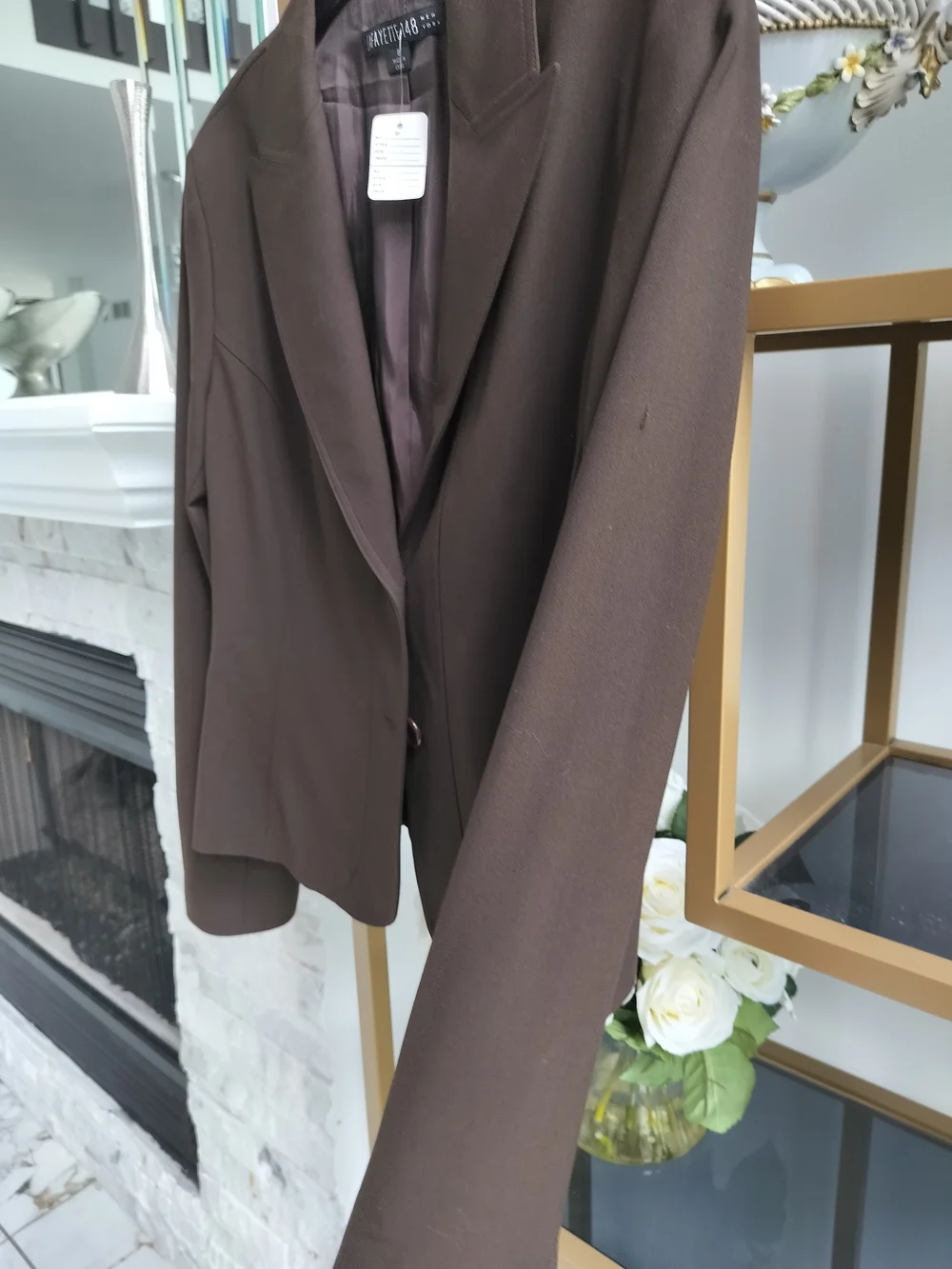 Lafayette 148 New York Brown Women's Tailored Blazer